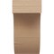 Ekena Millwork 5"W x 5"D x 10"H Wide Del Monte Rough Cedar Woodgrain TimberThane Corbel, Primed Tan CORUR05X05X10DELRCPR - alternate 2